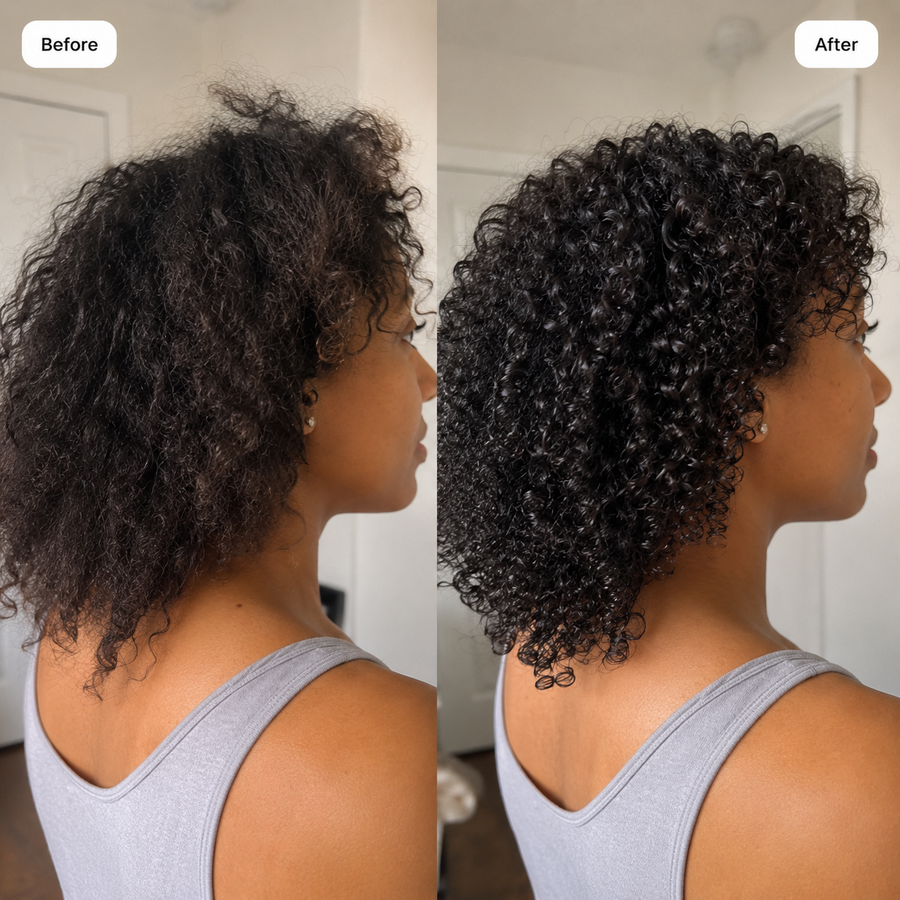 WAVY HAIR after