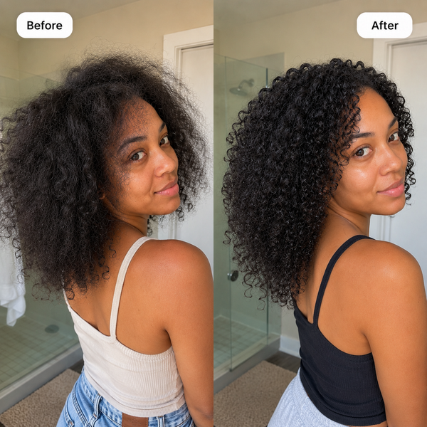 TEXTURED HAIR before